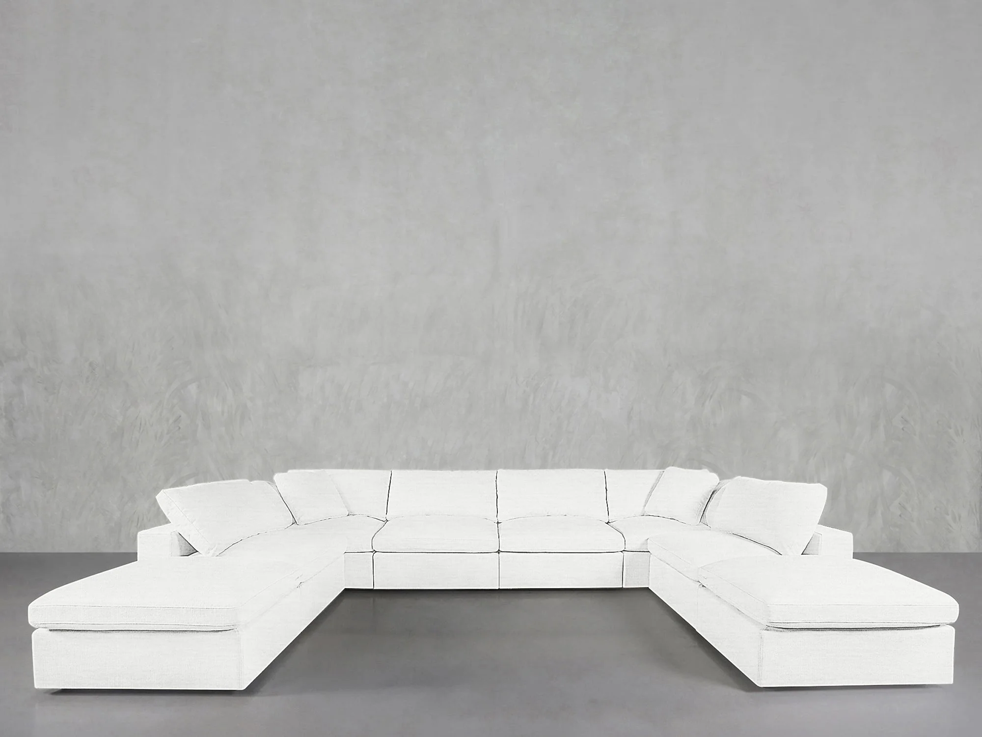 8-Seat Modular Double Lounger U-Sectional - Image 45