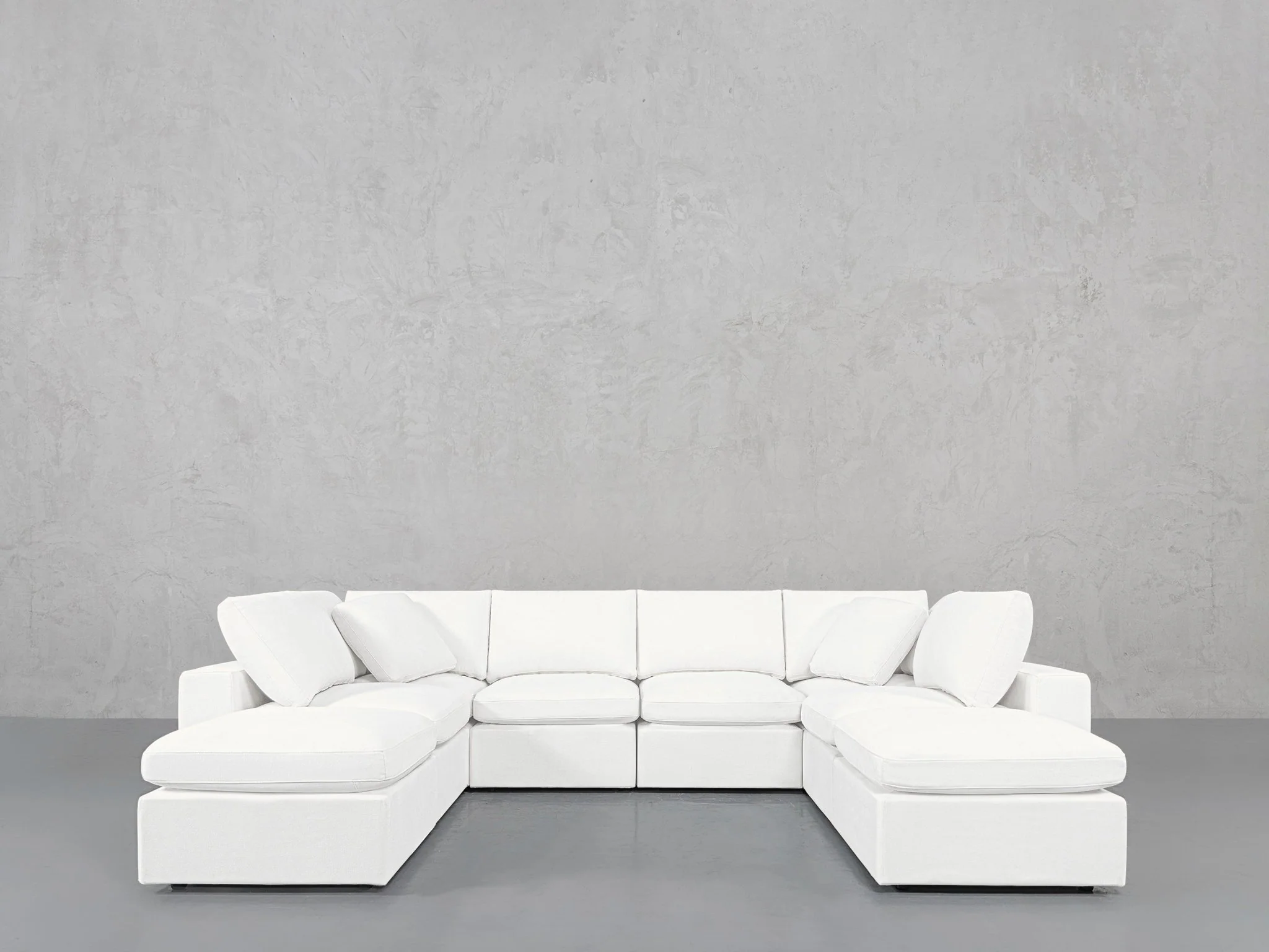 8-Seat Modular Double Lounger U-Sectional - Image 48