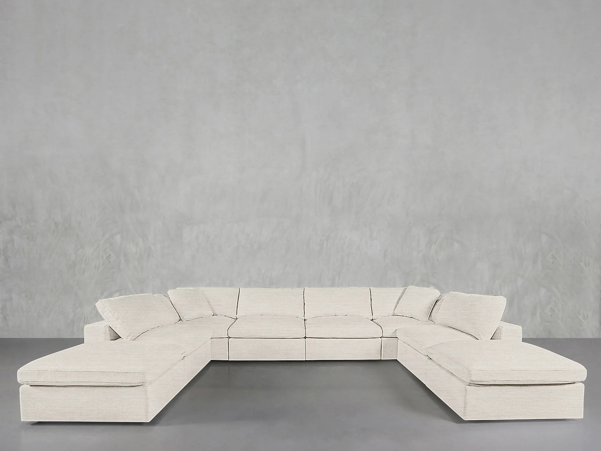 8-Seat Modular Double Lounger U-Sectional - Image 56