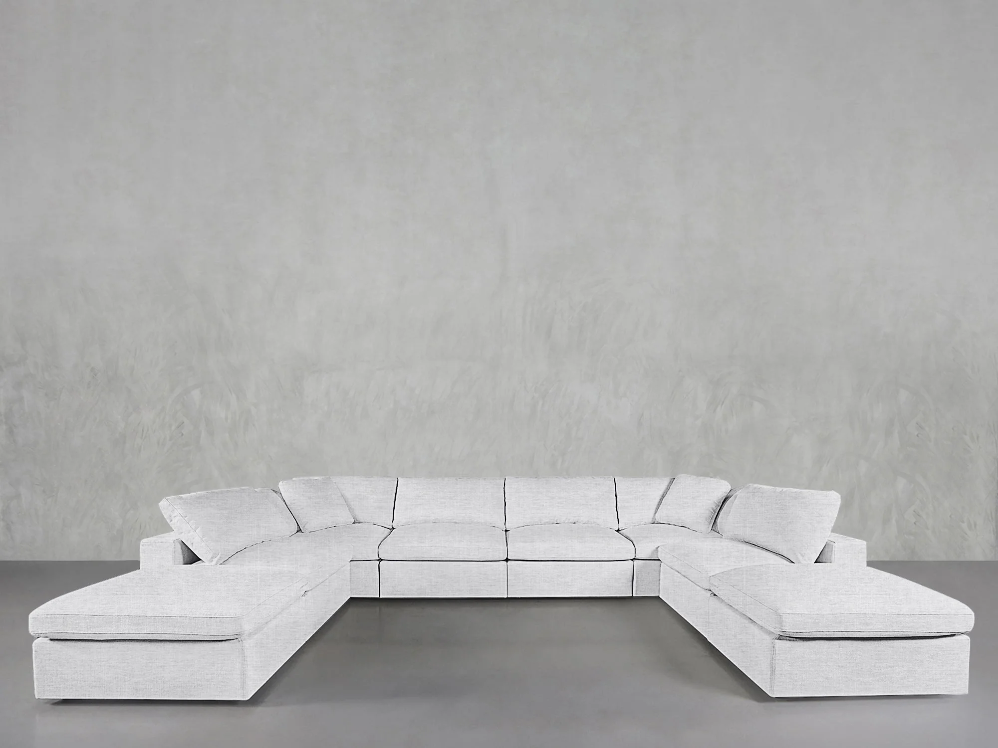 8-Seat Modular Double Lounger U-Sectional - Image 65