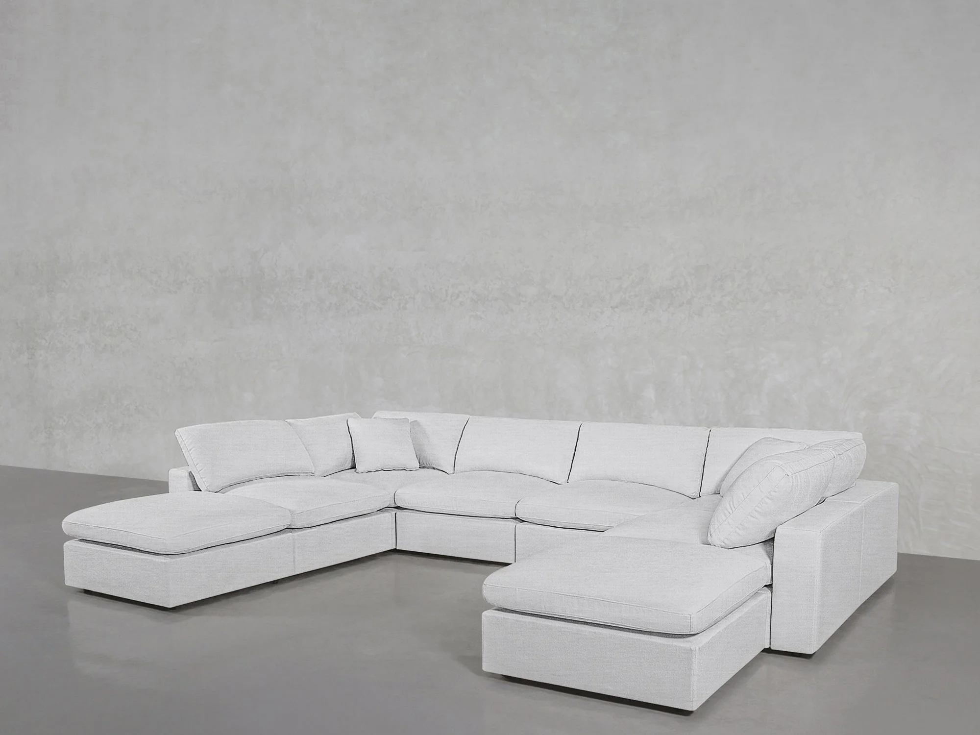 8-Seat Modular Double Lounger U-Sectional - Image 66