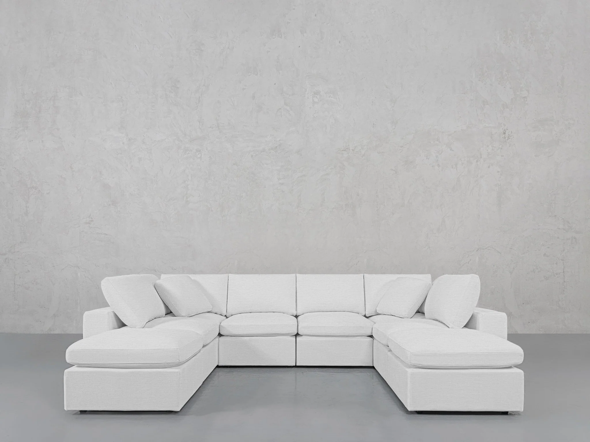 8-Seat Modular Double Lounger U-Sectional - Image 68