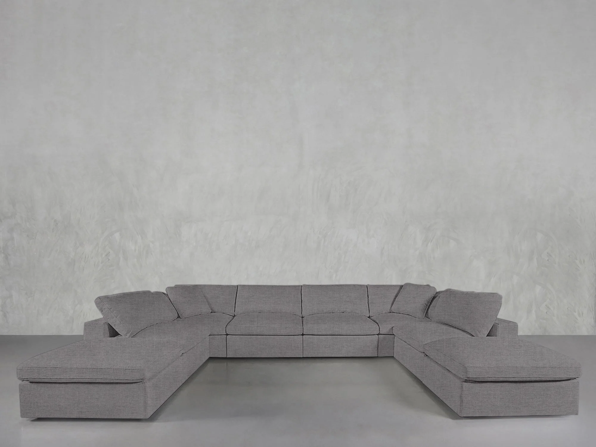 8-Seat Modular Double Lounger U-Sectional - Image 76