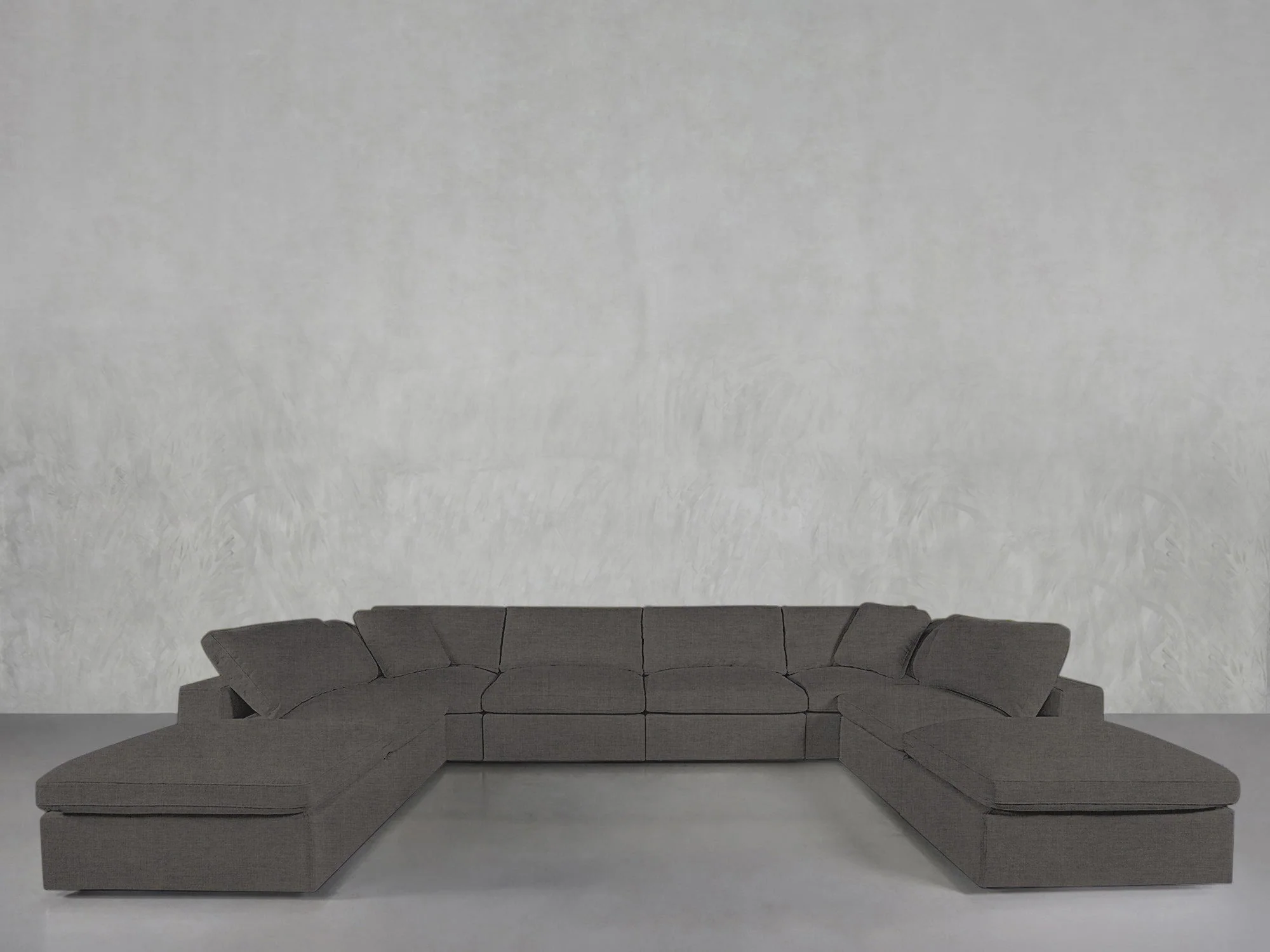 8-Seat Modular Double Lounger U-Sectional - Image 87