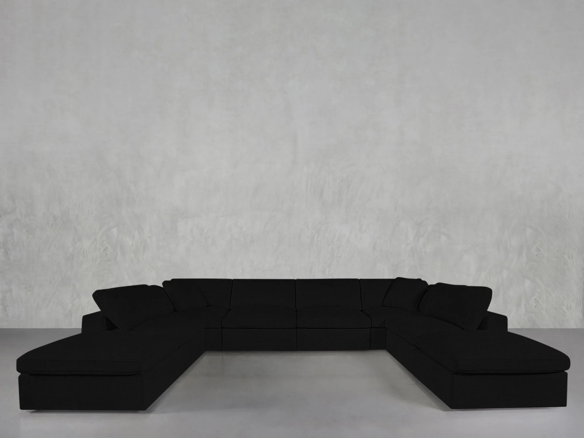 8-Seat Modular Double Lounger U-Sectional - Image 98