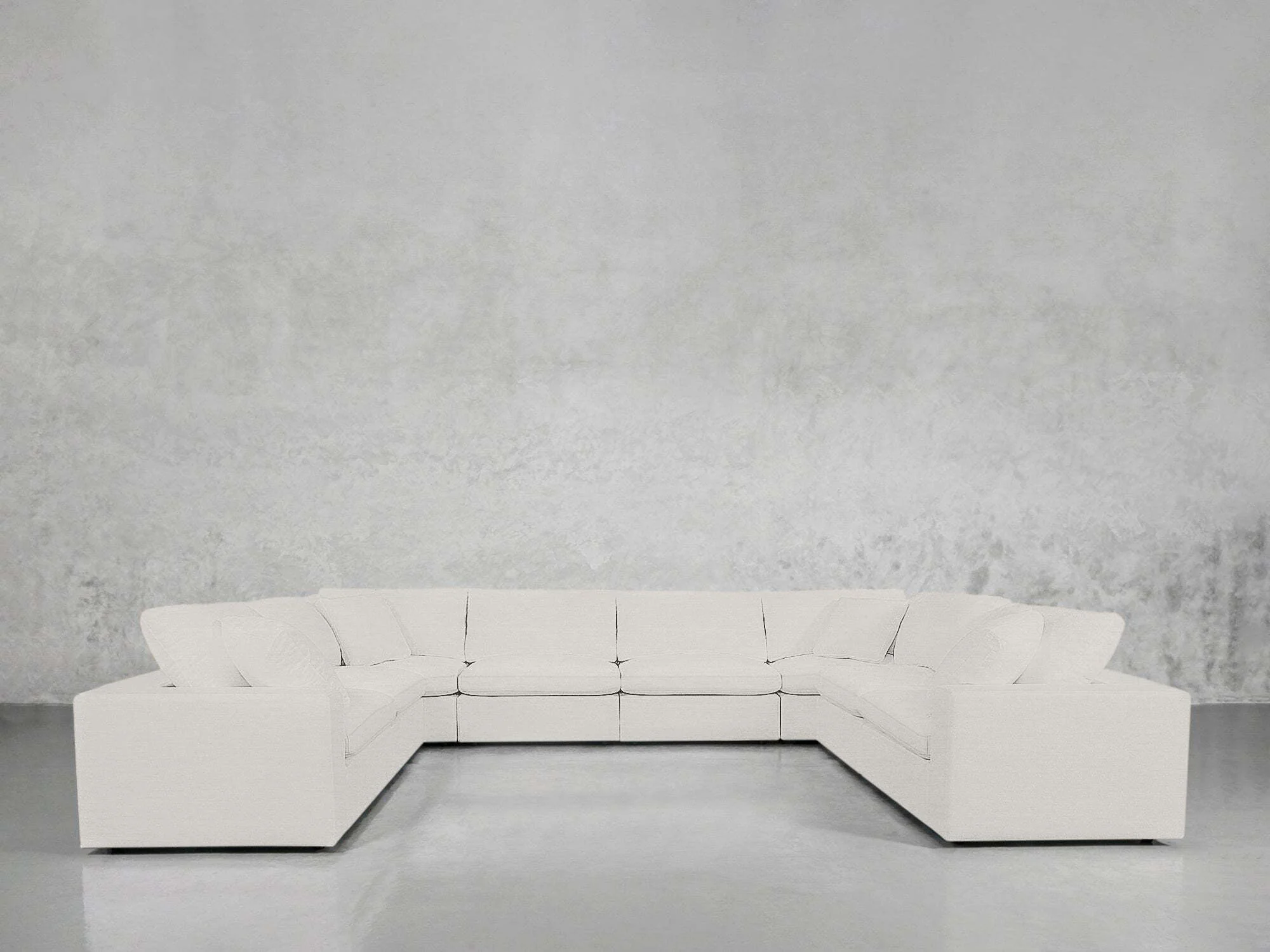 8-Seat Modular U-Sectional - Image 175