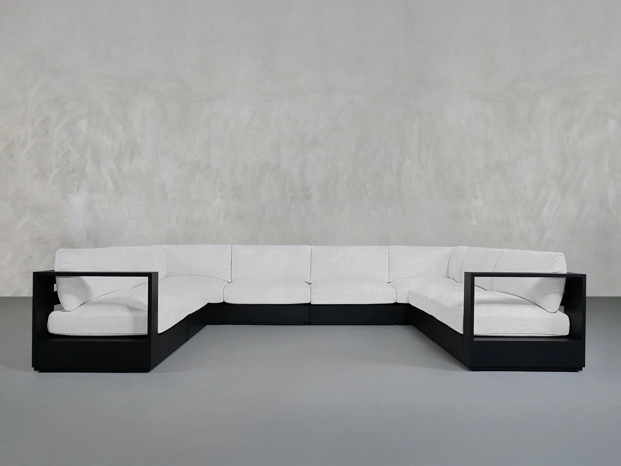 8-Seat Modular U-Sectional  Aluminum Outdoor - Image 5