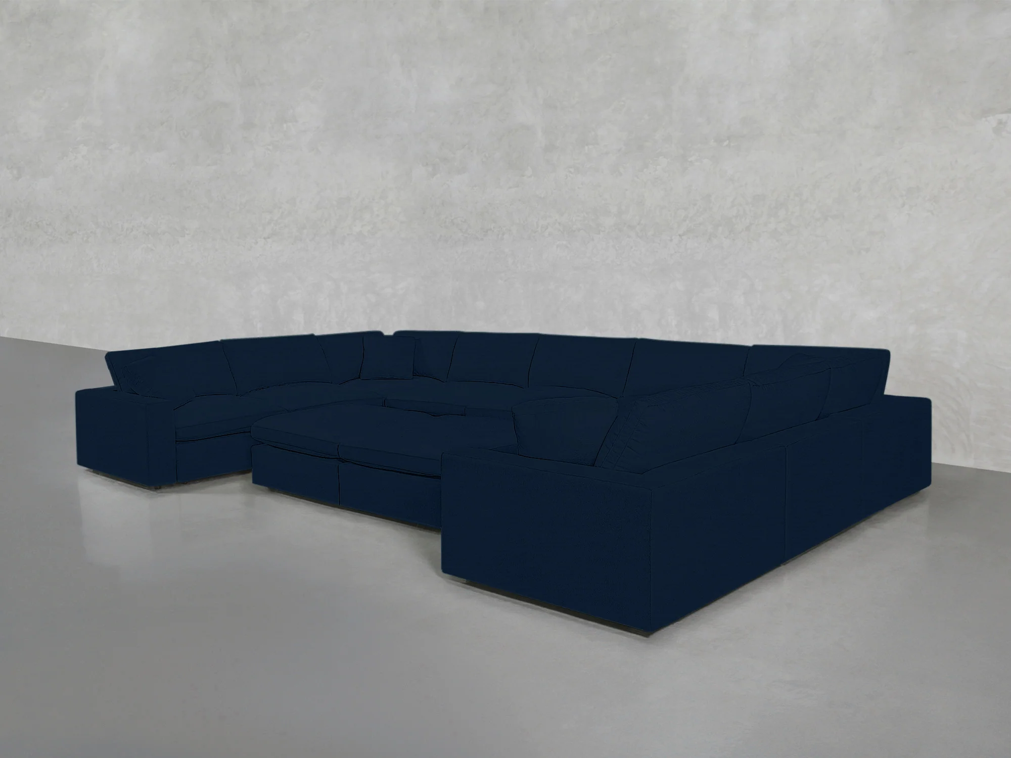 9-Seat Modular U-Sectional with Double Ottoman - Image 163