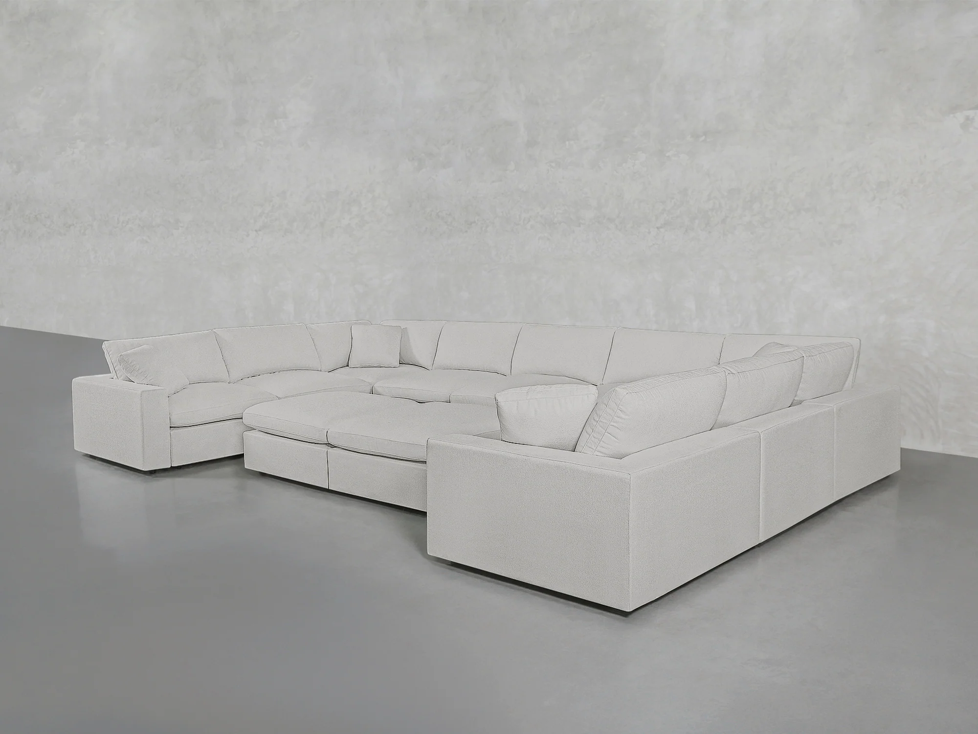 9-Seat Modular U-Sectional with Double Ottoman - Image 24