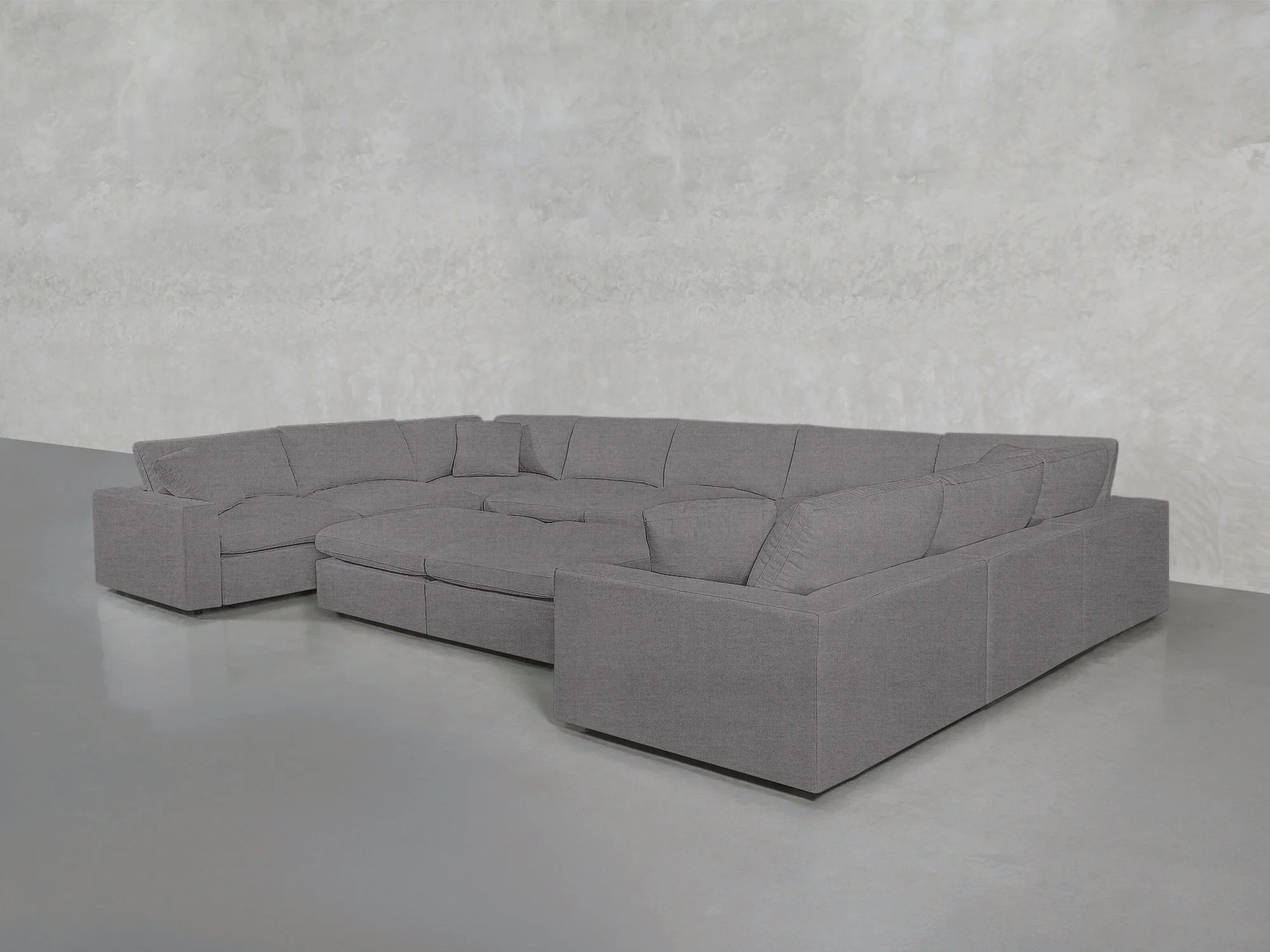 9-Seat Modular U-Sectional with Double Ottoman - Image 75