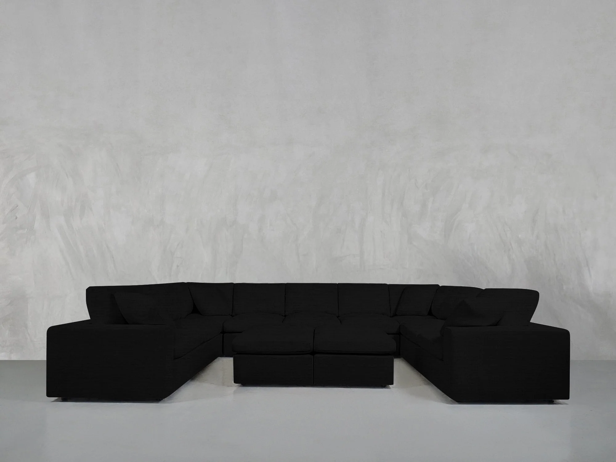 9-Seat Modular U-Sectional with Double Ottoman - Image 96