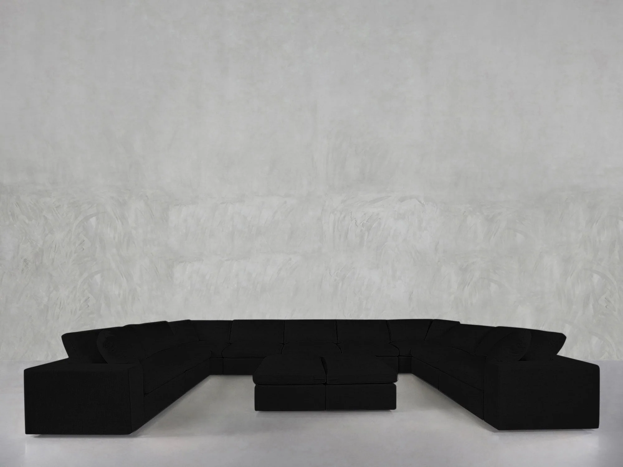 9-Seat Modular U-Sectional with Double Ottoman - Image 98