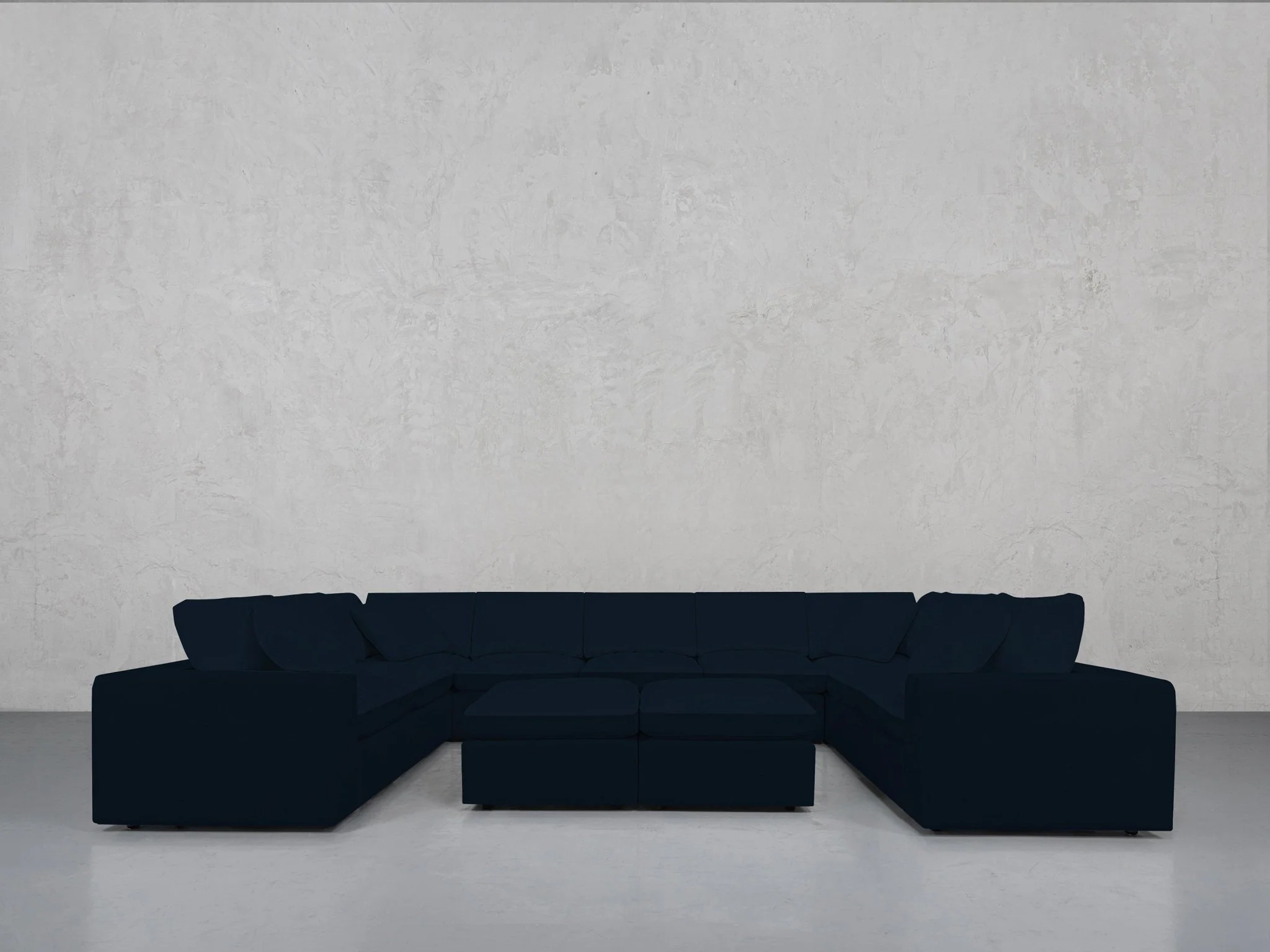 9-Seat Modular U-Sectional with Double Ottoman - Image 99