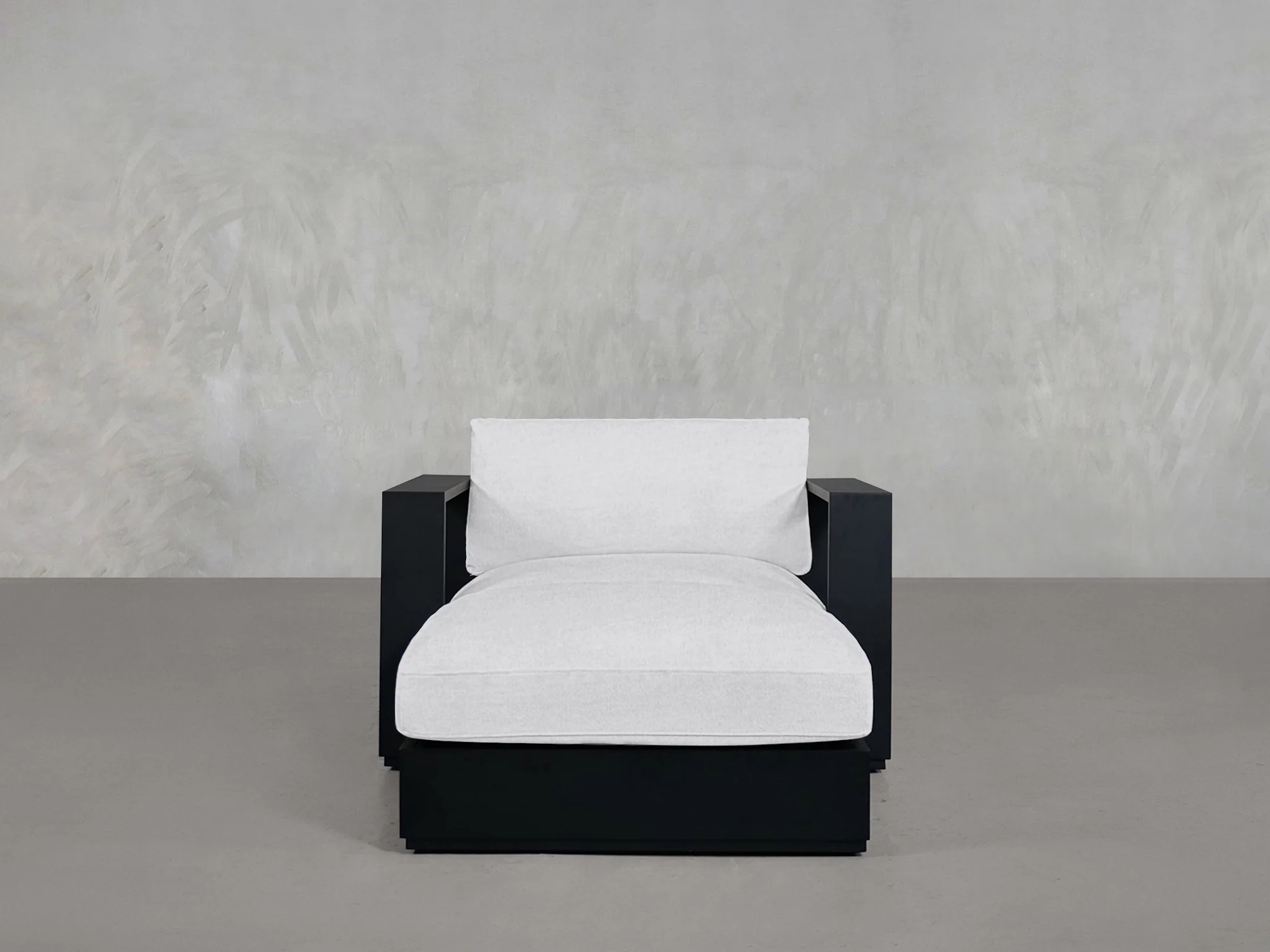 Armchair With Ottoman Aluminum Outdoor - Image 5