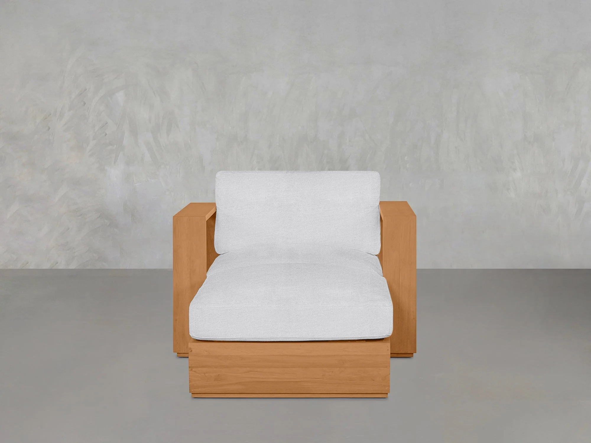 Armchair with Ottoman Teak Outdoor - Image 8