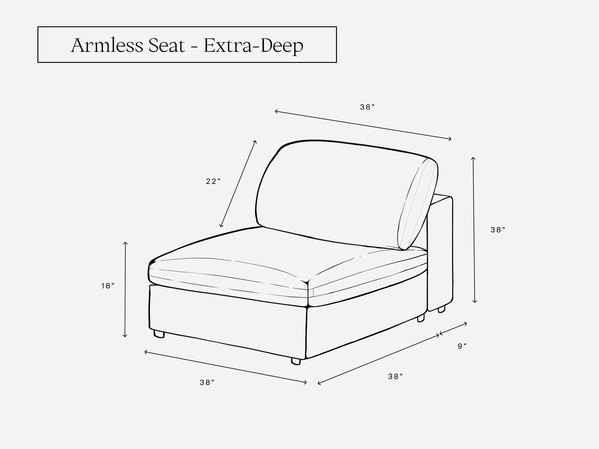 Armless Seat - Image 2