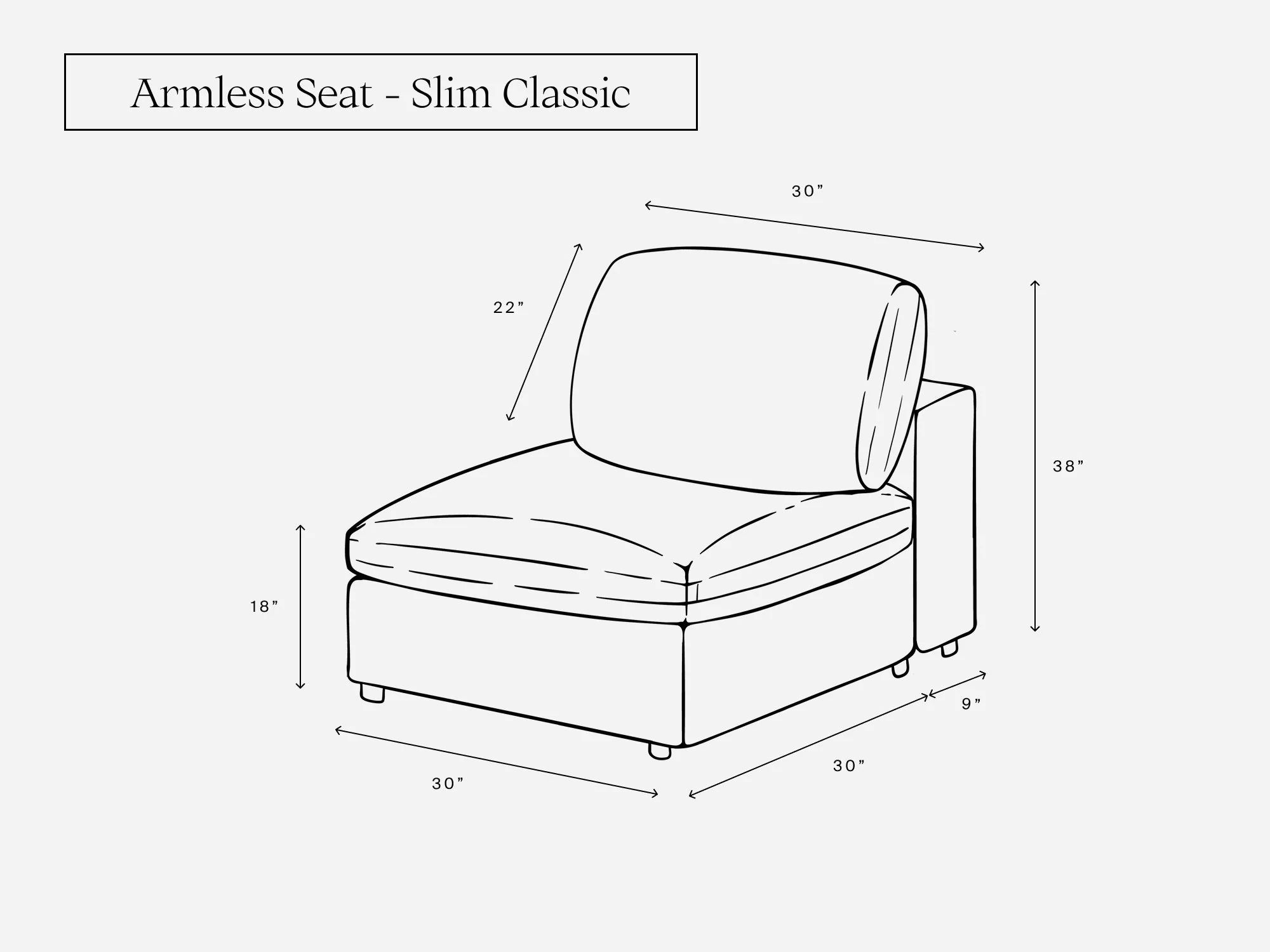 Armless Seat - Image 3