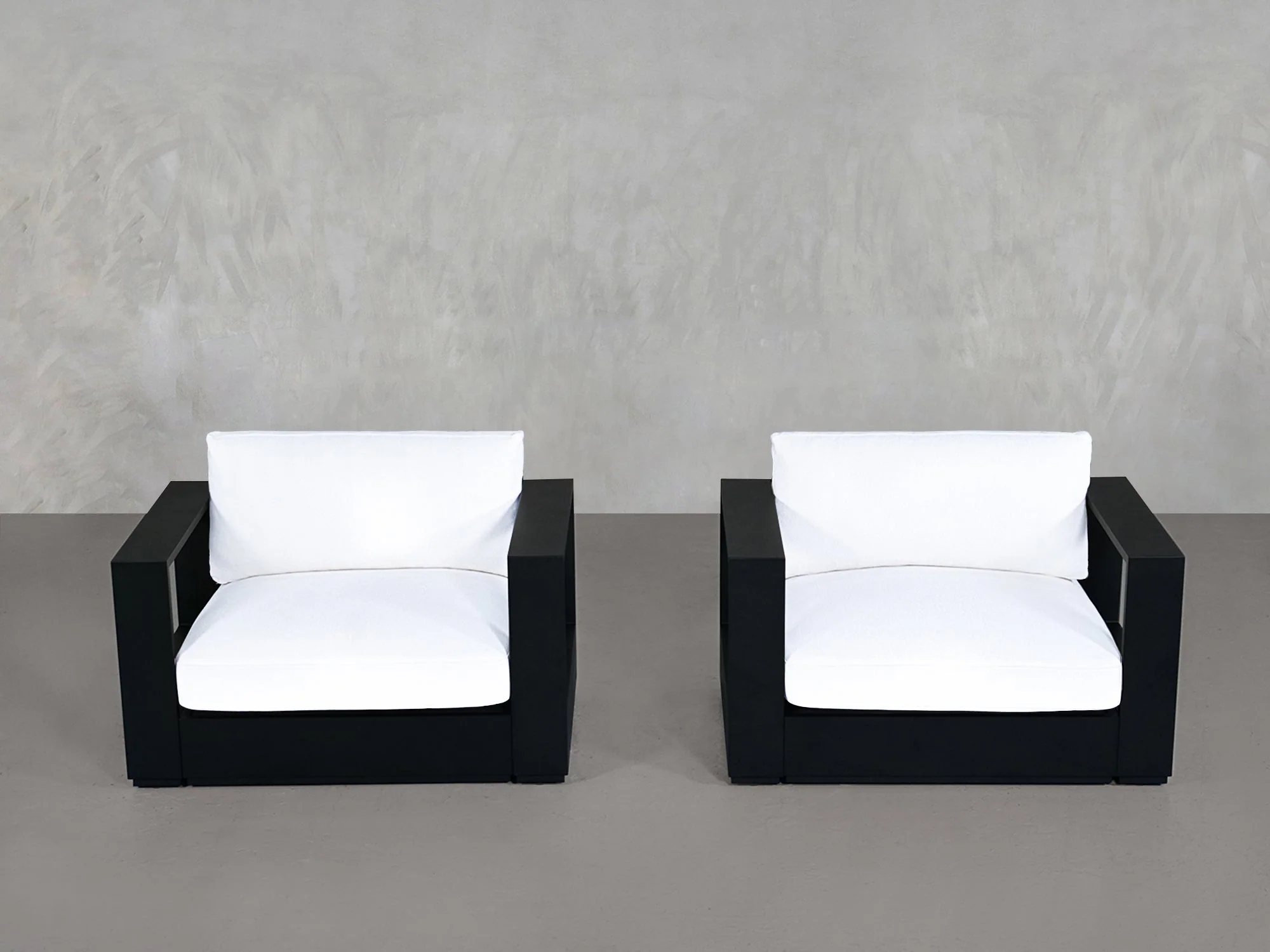 Double Armchairs Aluminum Outdoor - Image 2