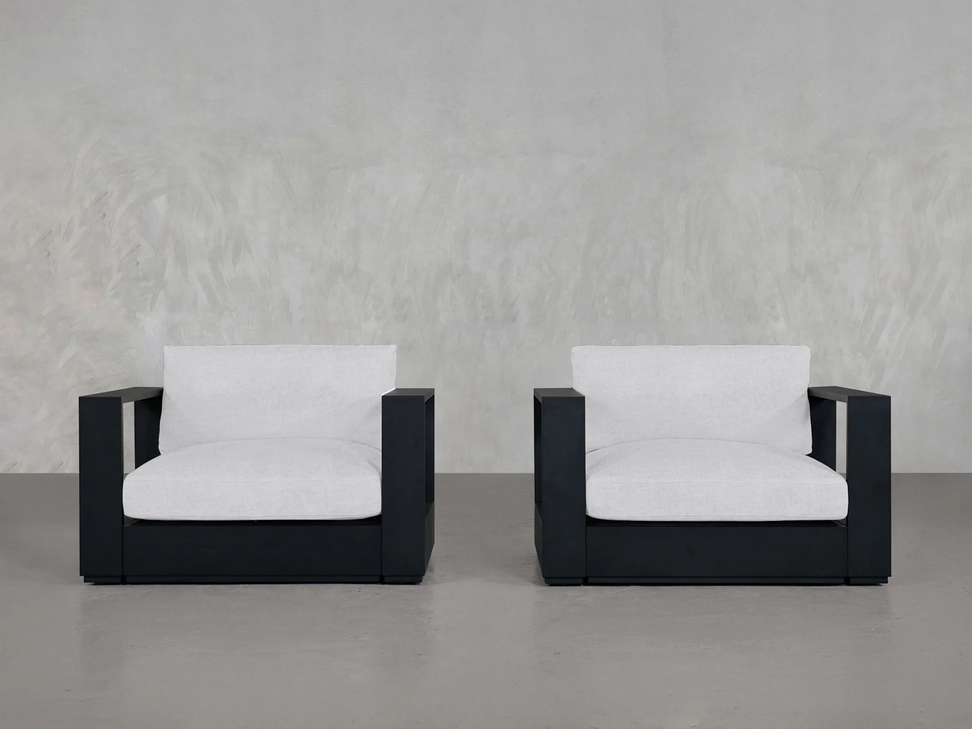 Double Armchairs Aluminum Outdoor - Image 8