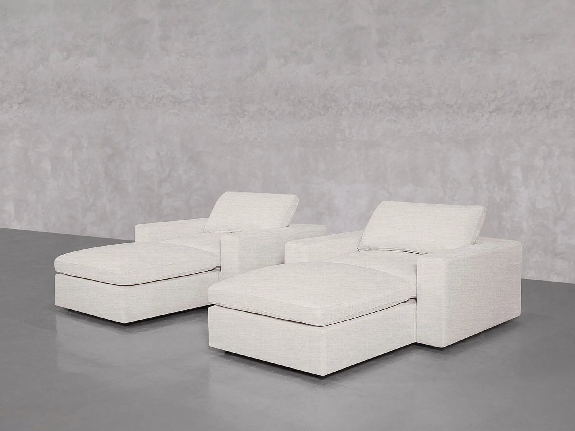 Double Armchairs with Ottomans - Image 44