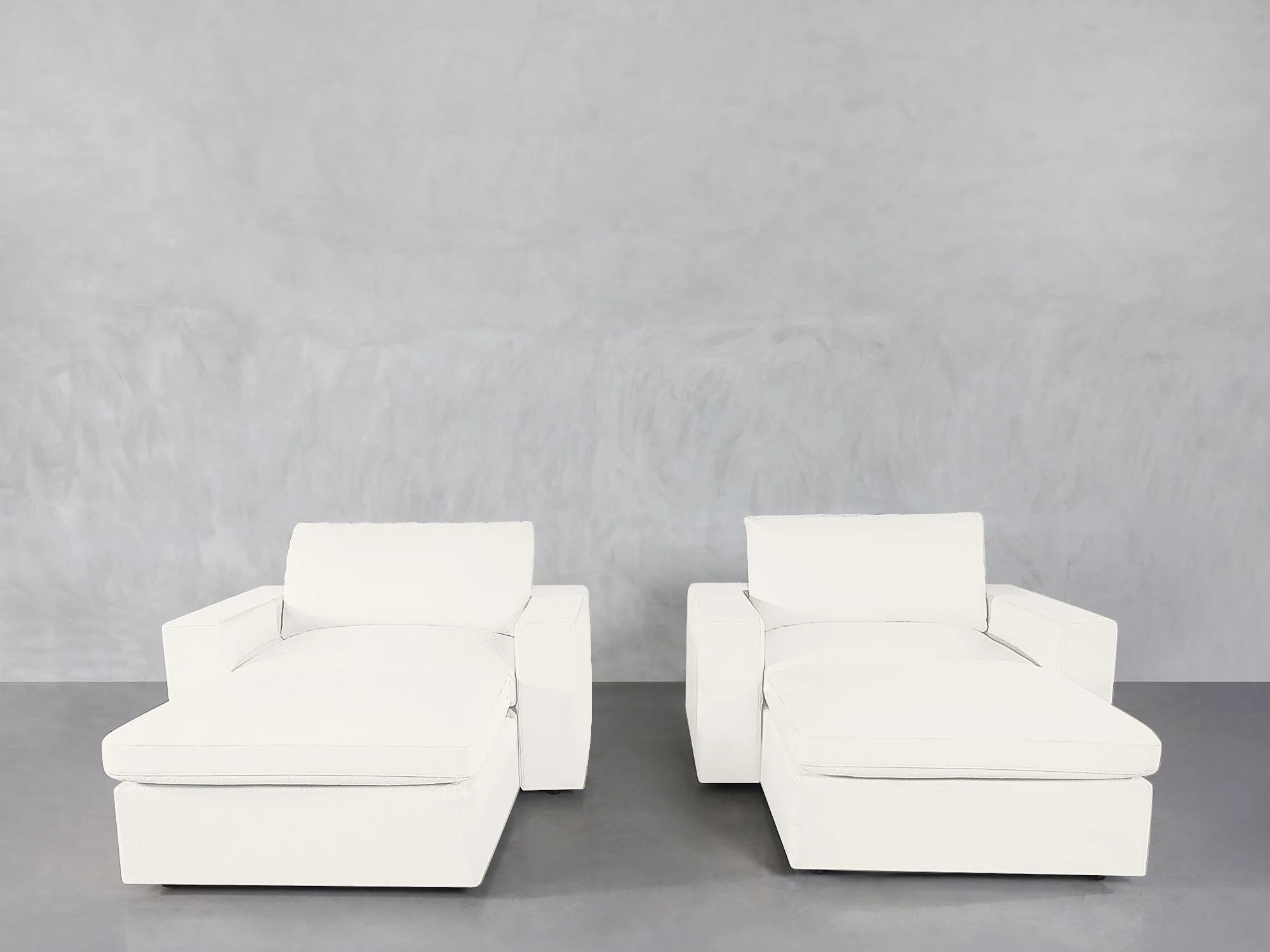 Double Armchairs with Ottomans - Image 86