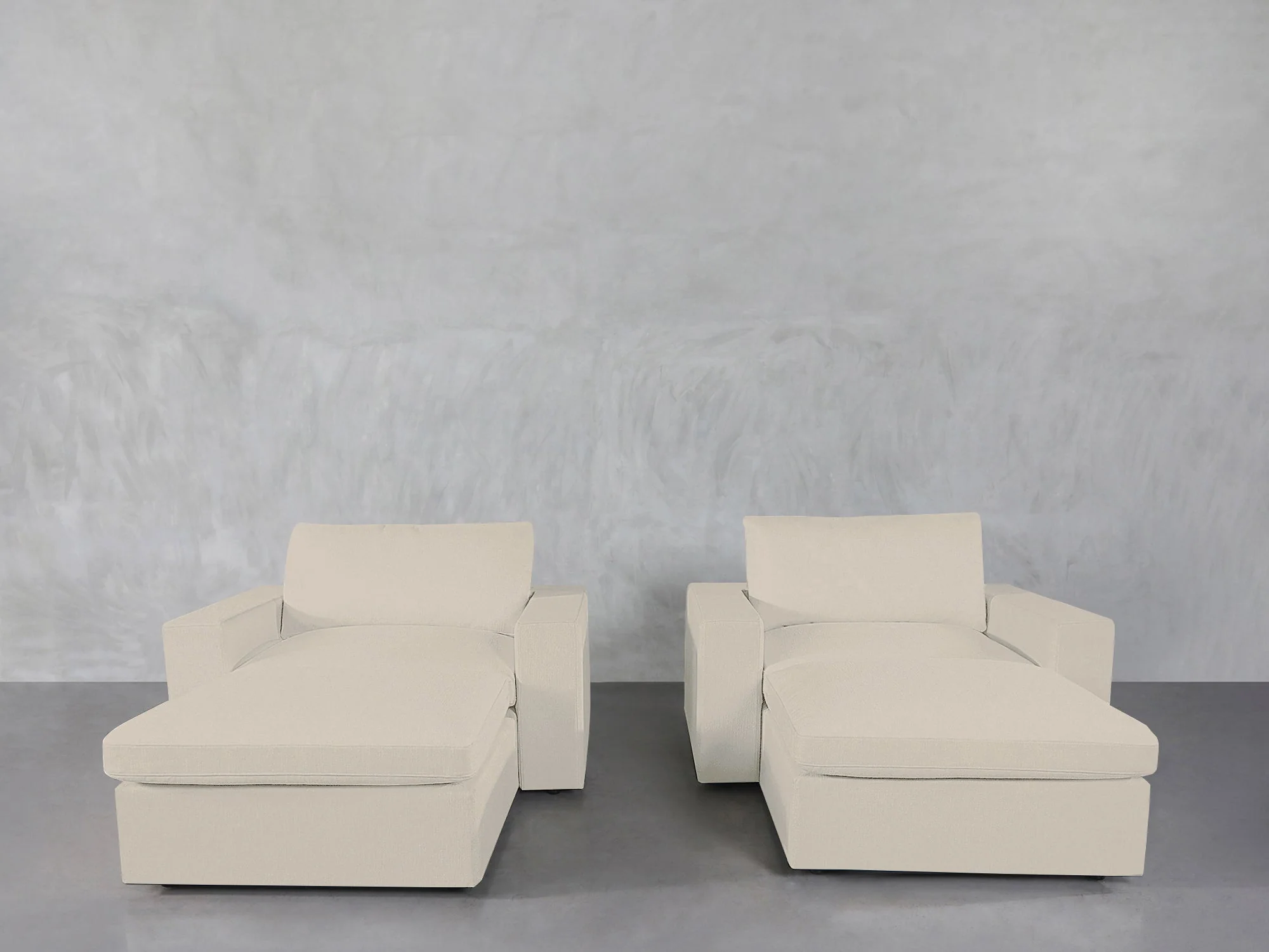 Double Armchairs with Ottomans - Image 95