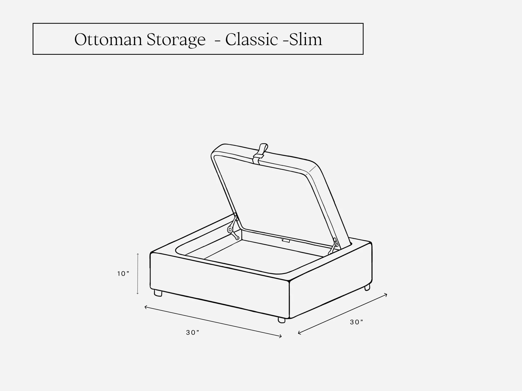 Ottoman (Storage) - Image 3