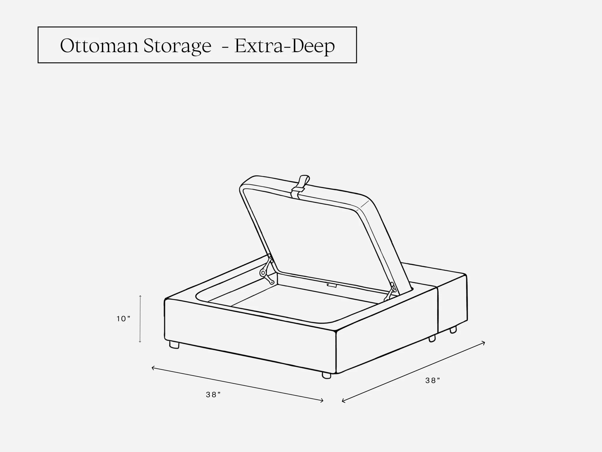 Ottoman Storage Add-On - Image 3